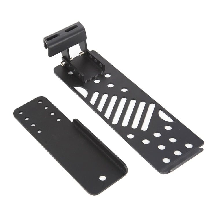 Car Modification Straight Metal Left Foot Rest Pedal for Jeep Wrangler JL 2018-2019, For Jeep Wrangler JL 2018-2019 Straight Style