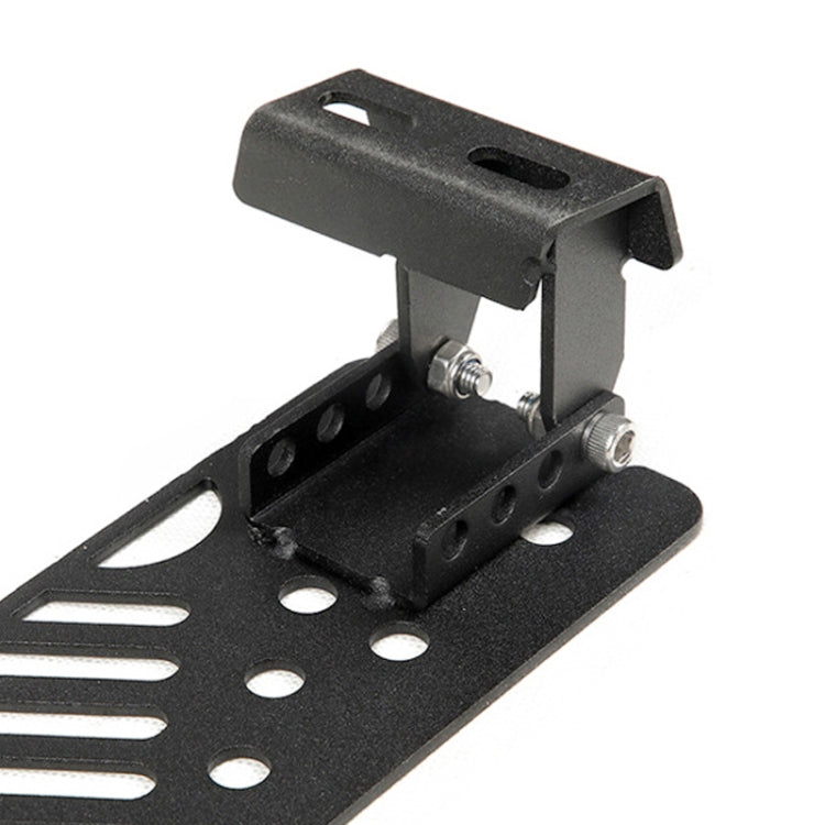 Car Modification Straight Metal Left Foot Rest Pedal for Jeep Wrangler JL 2018-2019, For Jeep Wrangler JL 2018-2019 Straight Style