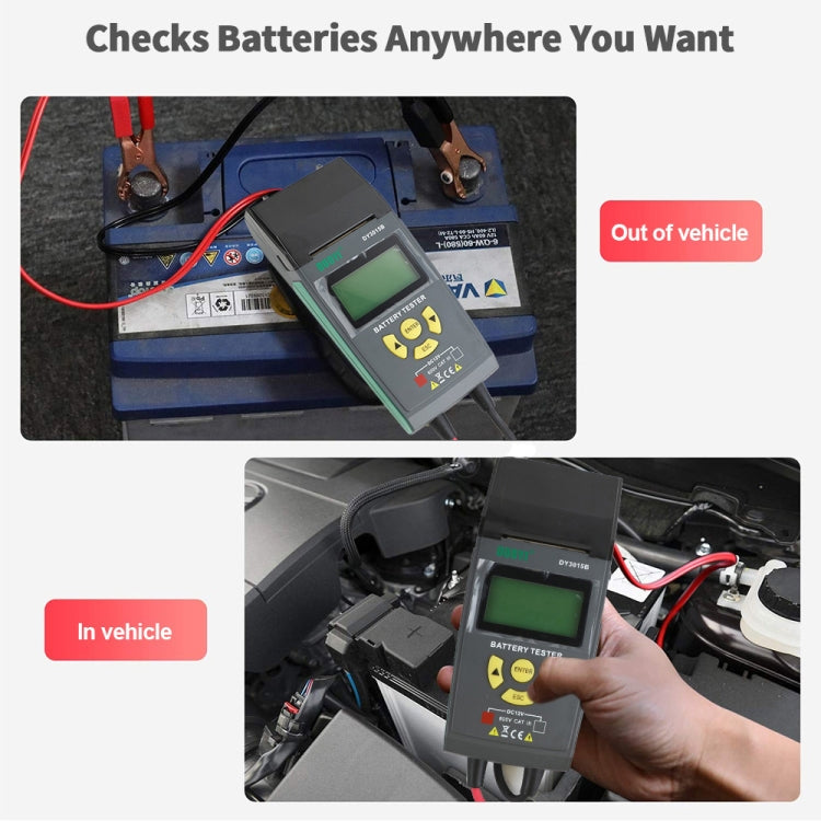 DUOYI DY3015B Car Multi-language 12V Battery Tester, DY3015B