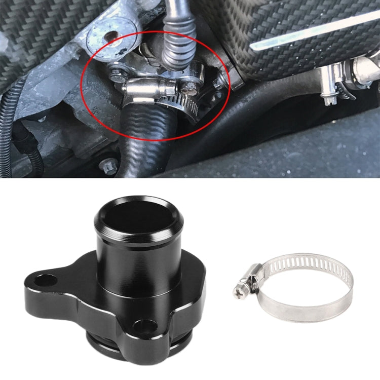 Car Water Hose Joint Pipe Adaptor with Clamps 11537541992 for BMW 335i, Black, Blue, Red