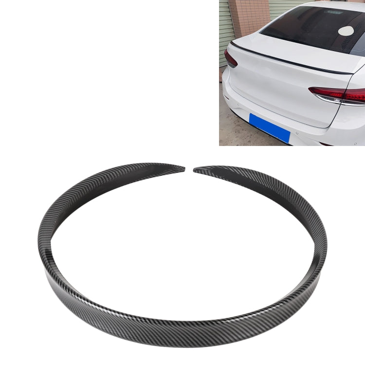 Car Modified Plastic Rear Wing Side Spoiler Lip, Carbon Fiber Texture, Carbon Fiber Texture