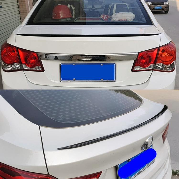 Car Modified Plastic Rear Wing Side Spoiler Lip, Carbon Fiber Texture, Carbon Fiber Texture