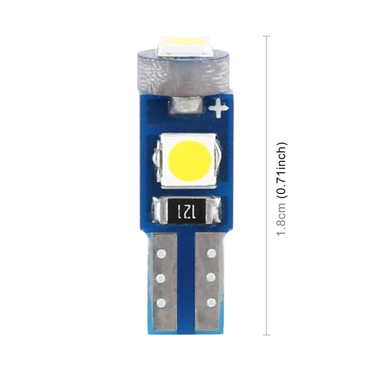 10 in 1 Car T5 0.2W DC12V Instrument Panel LED Decorative Light