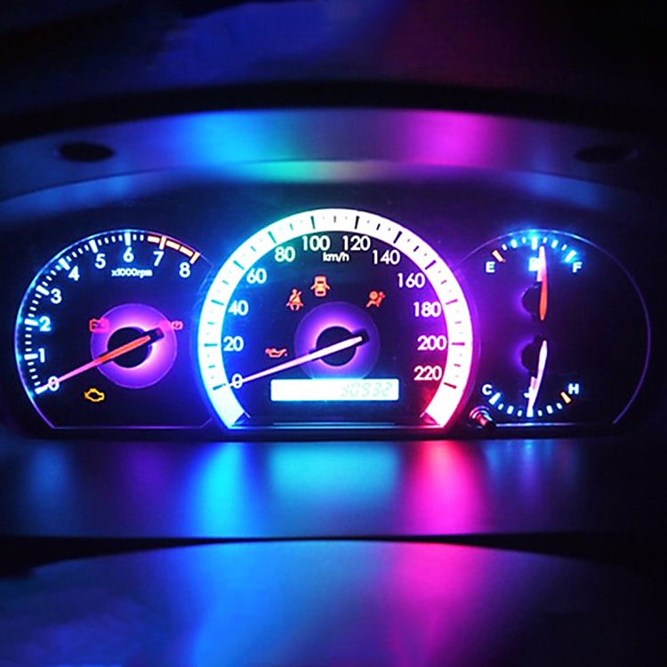 10 in 1 Car T5 0.2W DC12V Instrument Panel LED Decorative Light