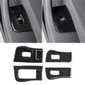 Carbon Fiber Car Window Button Decorative Sticker for Tesla Model 3, Suitable for Left Driving, Window Button