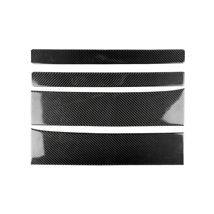 Carbon Fiber Car Door Threshold Decoration Strip Stickers for Tesla Model X, Door Threshold