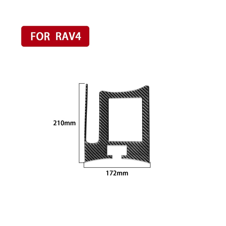 Carbon Fiber Car Handbrake Panel Decorative Sticker for Toyota Old RAV4 2006-2013,Left Drive, Handbrake Panel ,Left Drive