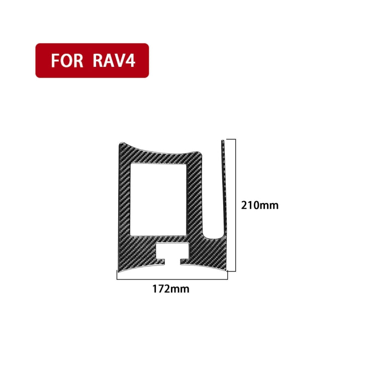 Carbon Fiber Car Handbrake Panel Decorative Sticker for Toyota Old RAV4 2006-2013,Right Drive, Handbrake Panel ,Right Drive
