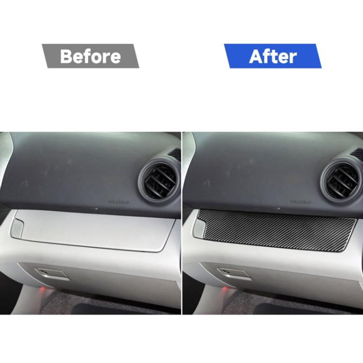 Carbon Fiber Car Co-pilot Control Panel Decorative Sticker for Toyota Old RAV4 2006-2013,Left Drive, Co-pilot Control Panel ,Left Drive