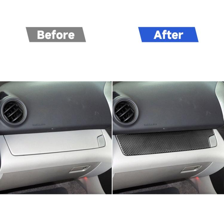 Carbon Fiber Car Co-pilot Control Panel Decorative Sticker for Toyota Old RAV4 2006-2013,Right Drive, Co-pilot Control Panel ,Right Drive
