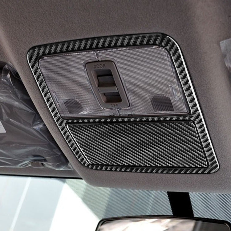 Carbon Fiber Car Front Reading Light Panel Decorative Sticker for Toyota Old RAV4 2006-2013,Left and Right Drive Universal, Front Reading Light Panel