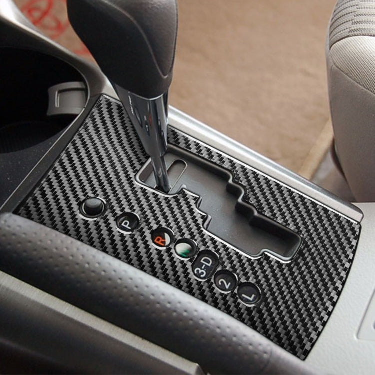 Carbon Fiber Car Gear Panel Decorative Sticker for Toyota Old RAV4 2006-2013,Left Drive, Gear Panel ,Left Drive