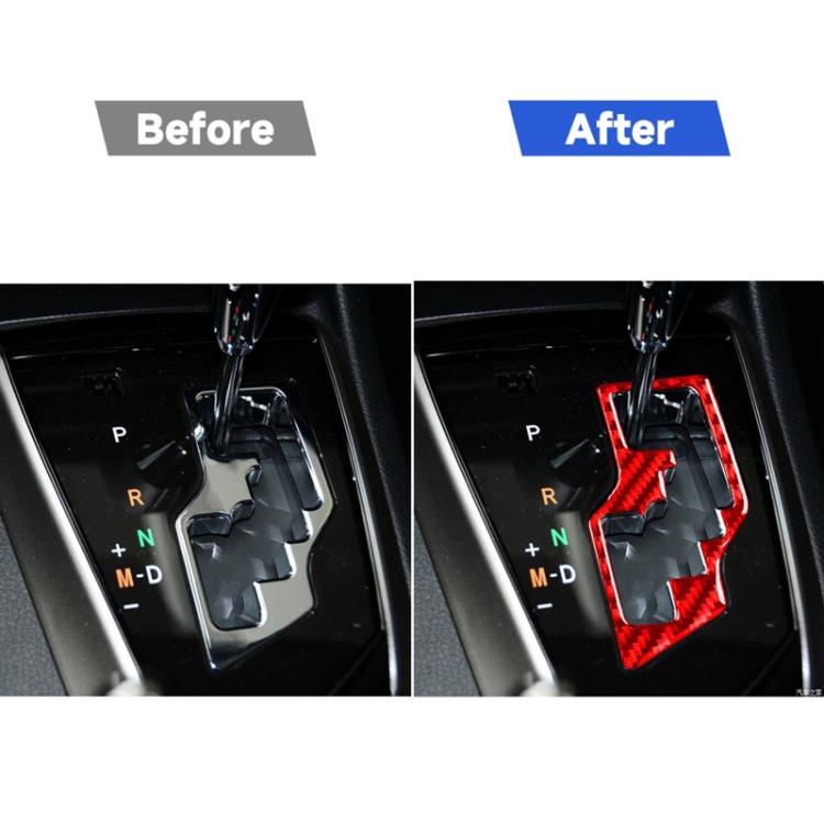 Carbon Fiber Car Gear Decorative Sticker for Toyota Corolla 2014-2018,Left Drive, Gear,Left Drive