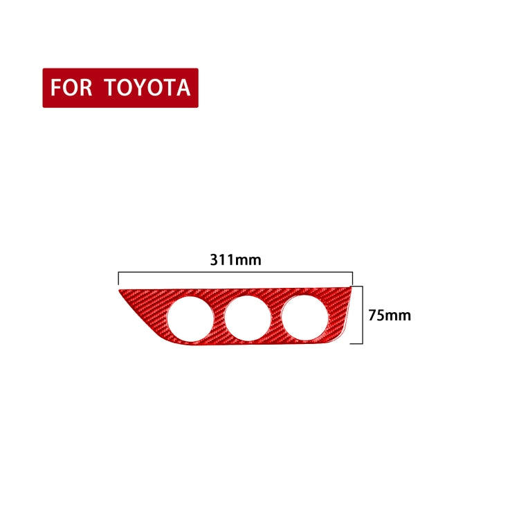 Carbon Fiber Car Air Conditioner Switch Panel A Decorative Sticker for Toyota Corolla 2014-2018,Right Drive, Air Conditioner Switch Panel A,Right Drive