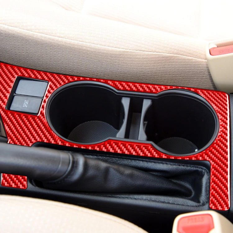 Carbon Fiber Car Cup Holder Panel A Decorative Sticker for Toyota Corolla 2014-2018,Left Drive, Cup Holder Panel A,Left Drive
