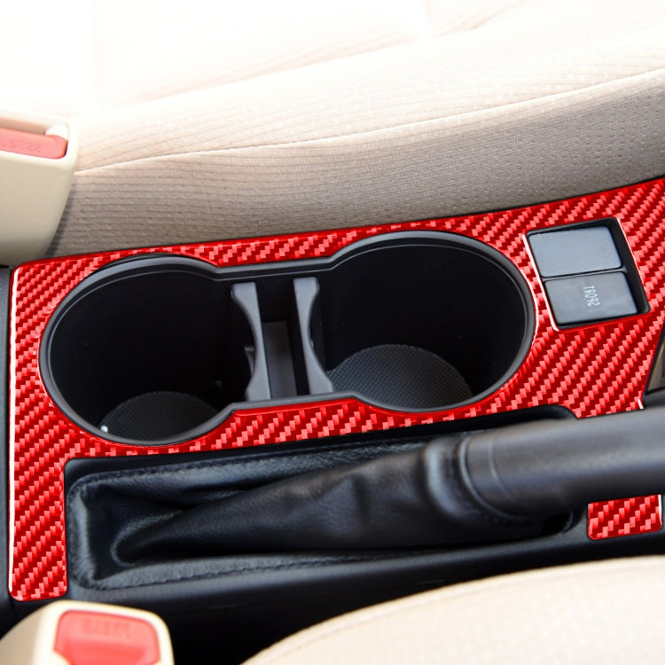 Carbon Fiber Car Cup Holder Panel A Decorative Sticker for Toyota Corolla 2014-2018,Right Drive, Cup Holder Panel A,Right Drive
