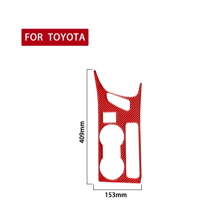 Carbon Fiber Car Cup Holder Panel B Decorative Sticker for Toyota Corolla 2014-2018,Right Drive, Cup Holder Panel B,Right Drive