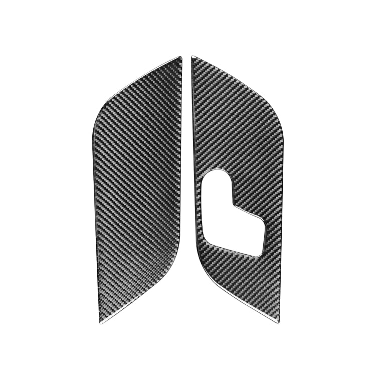 6 PCS / Set Carbon Fiber Car B Front Door Panel Decorative Sticker for Mercedes-Benz B-Class 2019,Right Drive, B Front Door Panel ,Right Drive