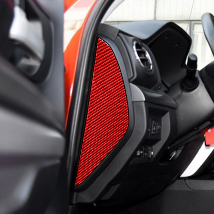 2 PCS / Set Carbon Fiber Car Door Anti-collision Cushion Decorative Sticker for Toyota Tundra 2014-2018,Left and Right Drive Universal, Door Anti-collision Cushion