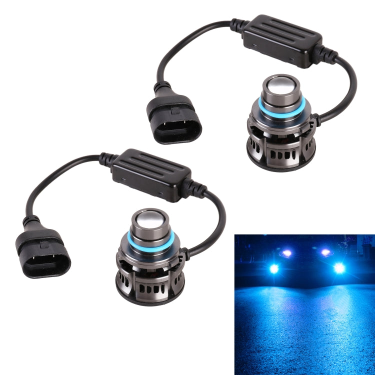 1 Pair 9006 27W / DC12V Car Aluminum Alloy LED Headlight, 9006 (Blue Light), 9006 (Gold Light), 9006 (Lime Green), 9006 (White Light)