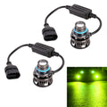 1 Pair 9005 27W / DC12V Car Aluminum Alloy Flashing LED Headlight, 9005 Flashing (Lime Green), 9005 Flashing (White Light), 9005 Flashing (Blue Light), 9005 Flashing (Gold Light)
