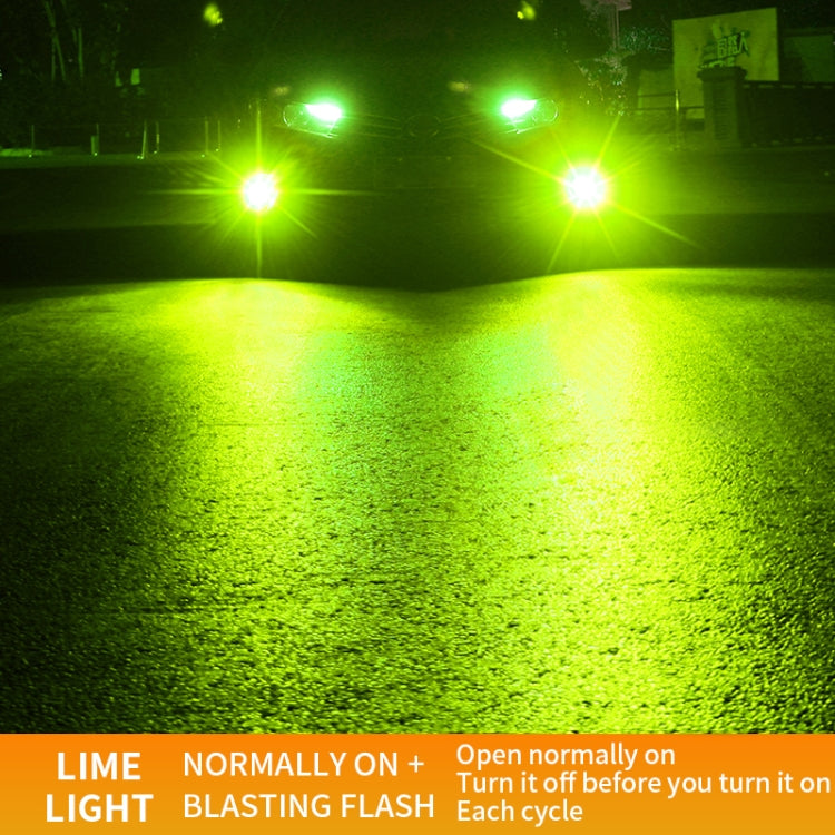 1 Pair 9005 27W / DC12V Car Aluminum Alloy Flashing LED Headlight, 9005 Flashing (Lime Green), 9005 Flashing (White Light), 9005 Flashing (Blue Light), 9005 Flashing (Gold Light)