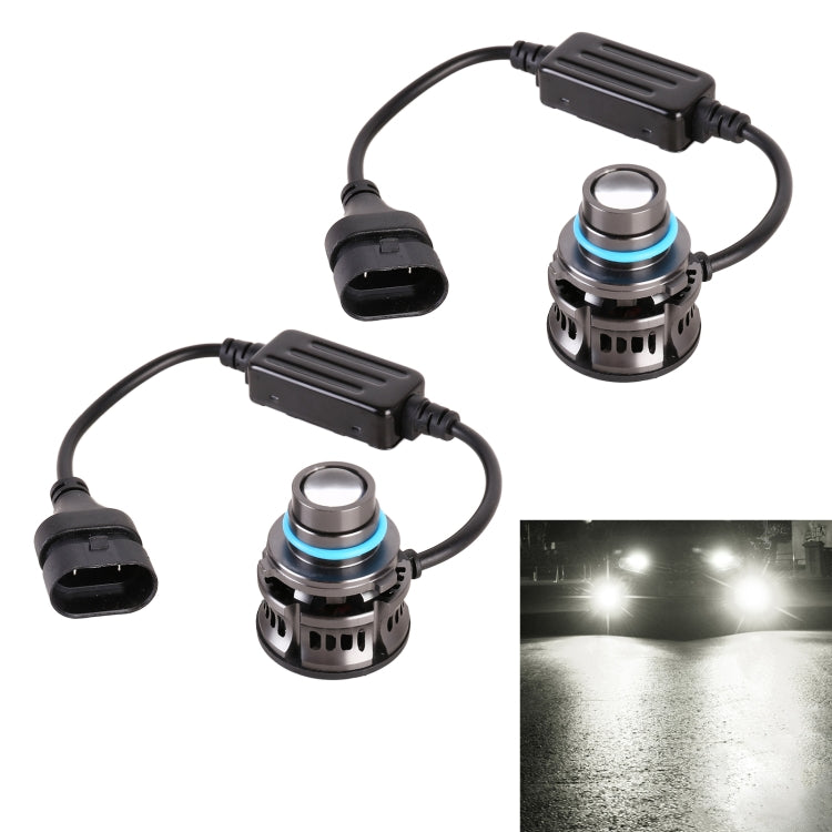 1 Pair 9006 27W / DC12V Car Aluminum Alloy Flashing LED Headlight, 9006 Flashing (Blue Light), 9006 Flashing (Gold Light), 9006 Flashing (Lime Green), 9006 Flashing (White Light)