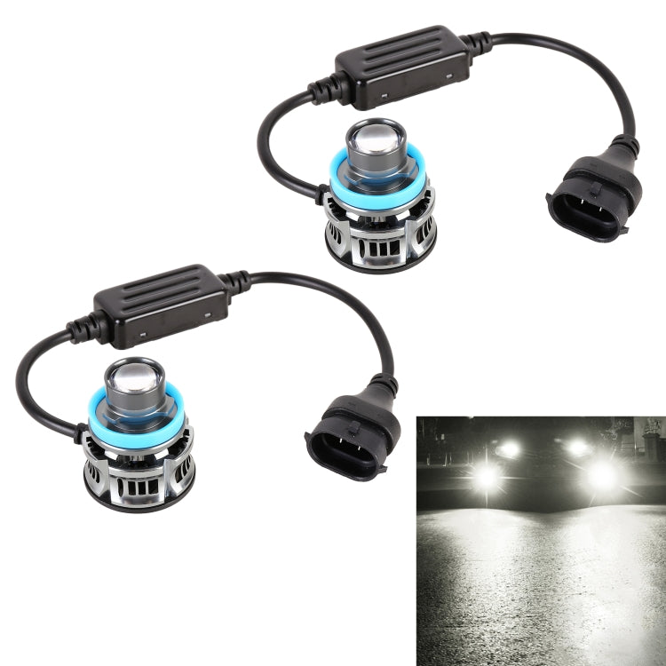 1 Pair H11 27W / DC12V Car Aluminum Alloy Flashing LED Headlight, H11 Flashing (Blue Light), H11 Flashing (Gold Light), H11 Flashing (Lime Green), H11 Flashing (White Light)