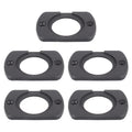5 PCS 1 Hole Car Modified USB Charging Voltmeter Cigarette Lighter Panel, 1 Hole