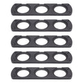 5 PCS 3-Hole Car Modified USB Charging Voltmeter Cigarette Lighter Panel, 3-Hole