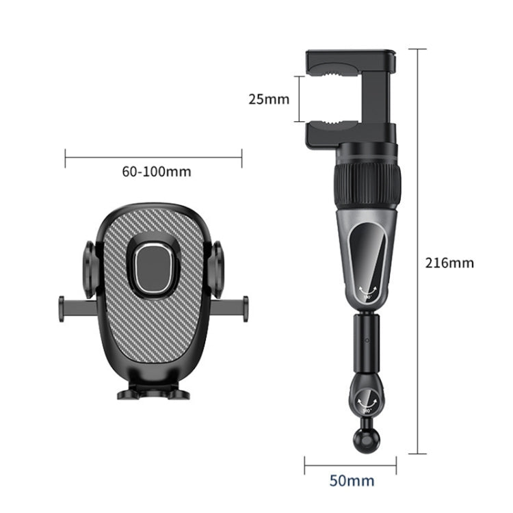 Car Big Clip 360 Degree Rotating Mobile Phone Holder, Big Clip