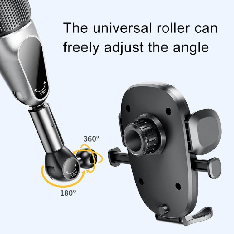 Car Big Clip 360 Degree Rotating Mobile Phone Holder, Big Clip