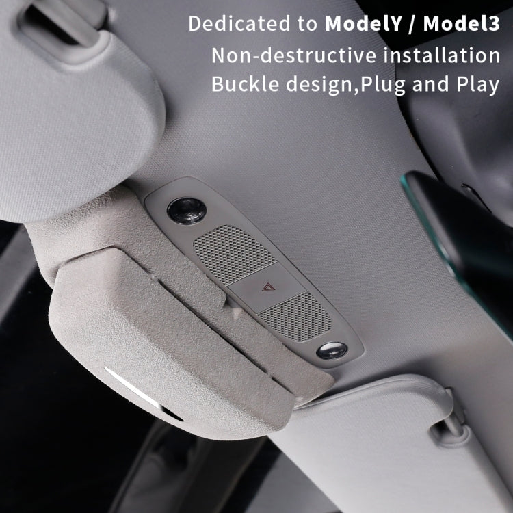 Car Ordinary Version Sunglasses Storage Box for Tesla Model Y 2019-2023, Ordinary Version for Tesla Model Y
