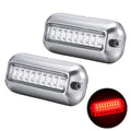 2 PCS MK-027 Ship / Yacht 10-30V 27LEDs Waterproof Stainless Steel Underwater Light, Underwater Light(Red Light), Underwater Light(White Light), Underwater Light(Green Light), Underwater Light(Blue Light)