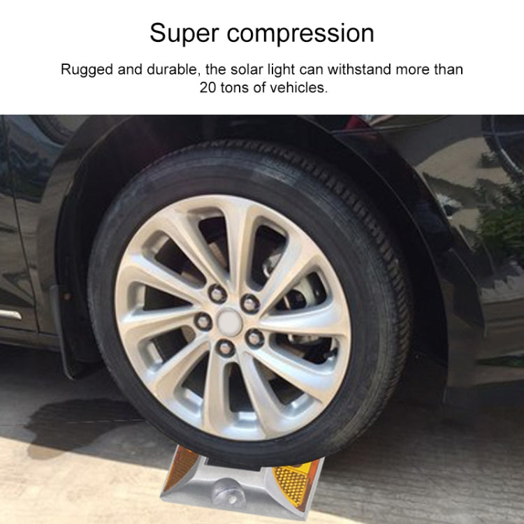 Solar Square Road Stud Light Car Guidance Light Road Deceleration Light, Flashing Bright Version, Flashing Bright Version