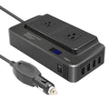 DC12V 200W AC110V Car Smart Multi-functional Digital Display Inverter, US Plug, US Plug