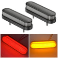 1 Pair Double Color Brake Light Turn Signal Light, Double Color