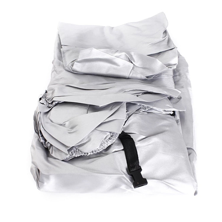 Golf Cart Sunscreen Rainproof Heat Insulation All Seasons Universal Dust Cover, Silver