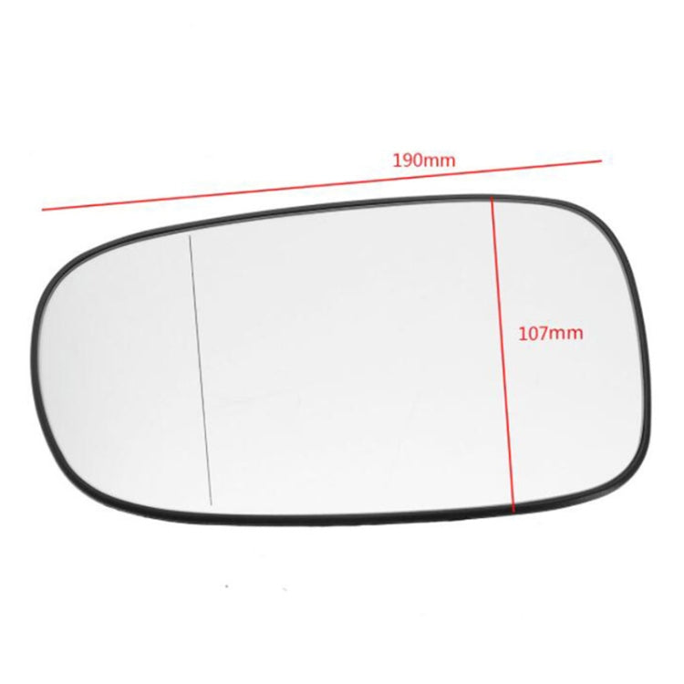 Car Right Side Wide-angle Rearview Mirror 30496 for Saab 93 2003-2010, Right Drive, Right Side