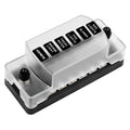 CS-978A1 FB1901 1 In 6 Out Independent Positive Negative Fuse Box without Fuse Piece for Auto Car Truck Boat, CS-978A1
