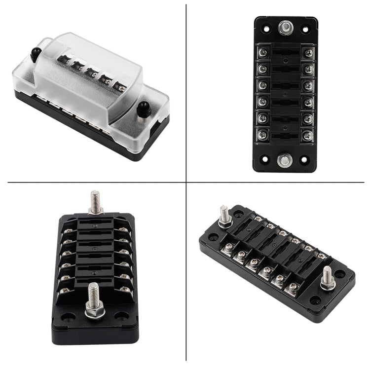 CS-979A1 FB1903 1 In 1 Out 6 Ways No Distinction Positive Negative Fuse Box without Fuse for Auto Car Truck Boat, CS-979A1