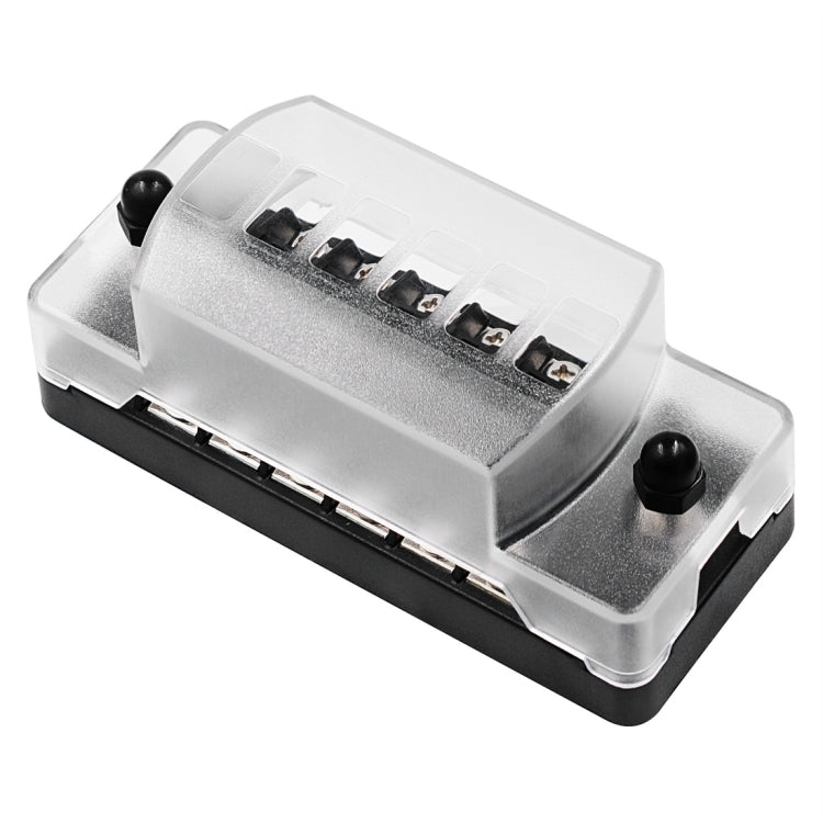ZH-979A1 FB1903 1 In 1 Out 6 Ways No Distinction Positive Negative Fuse Box with 12 Fuses for Auto Car Truck Boat, ZH-979A1