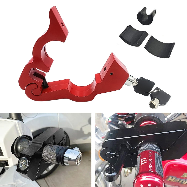 Motorcycle Aluminum Alloy Throttle Handle Lock, Throttle Handle Lock (Red), Throttle Handle Lock (Black), Throttle Handle Lock (Blue)