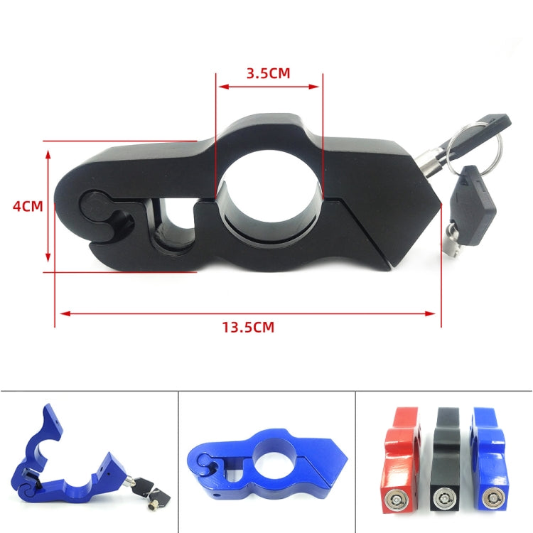 Motorcycle Aluminum Alloy Throttle Handle Lock, Throttle Handle Lock (Red), Throttle Handle Lock (Black), Throttle Handle Lock (Blue)