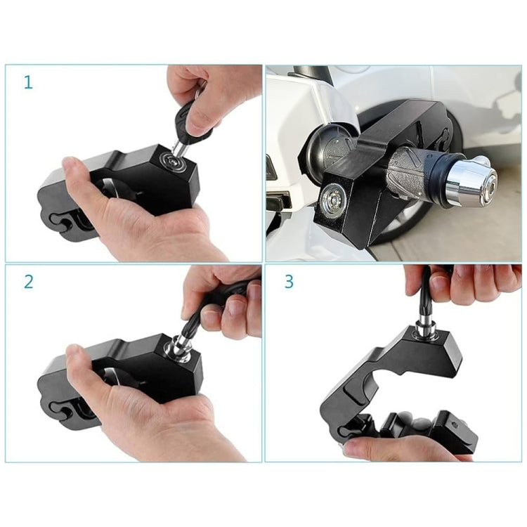 Motorcycle Aluminum Alloy Throttle Handle Lock, Throttle Handle Lock (Red), Throttle Handle Lock (Black), Throttle Handle Lock (Blue)