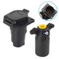 7-PIN 12V Trailer Plug American Flat Blade Connector Adapter, CP-0220