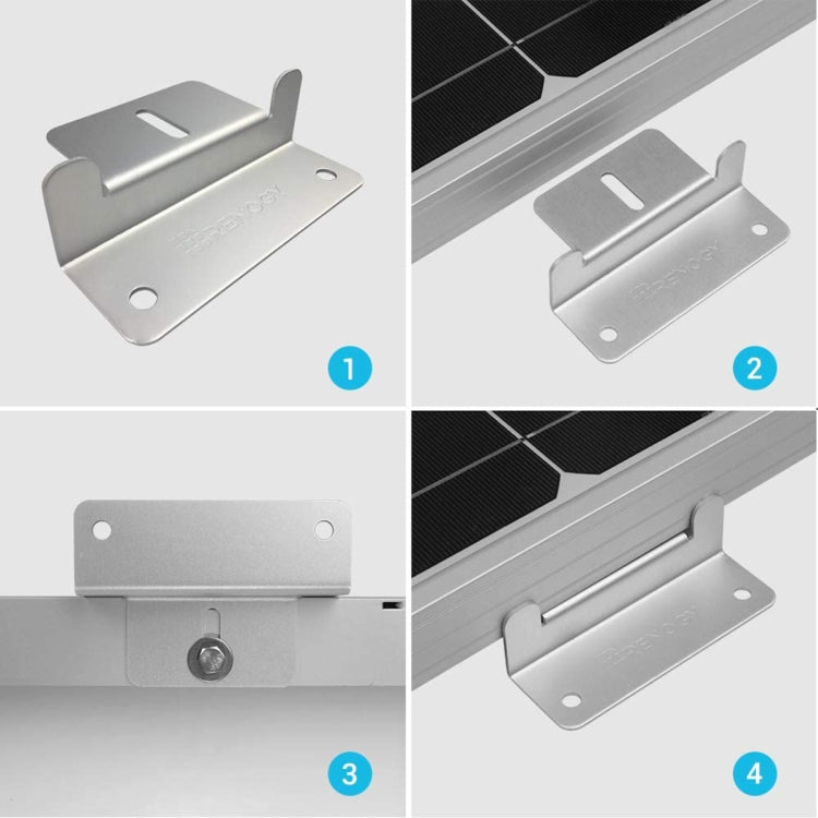 Outdoor RV Solar Panel Aluminum Alloy Bracket, Solar Panel Bracket