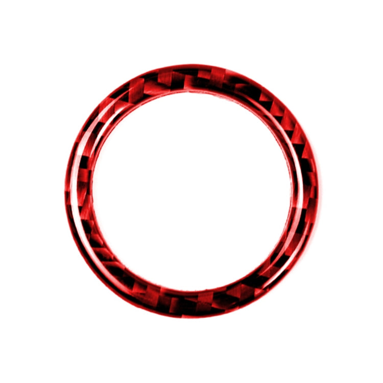 For BMW 3 Series E90 Carbon Fiber Car One-button Start Decorative Sticker, Left and Right Drive, Car One-button Start