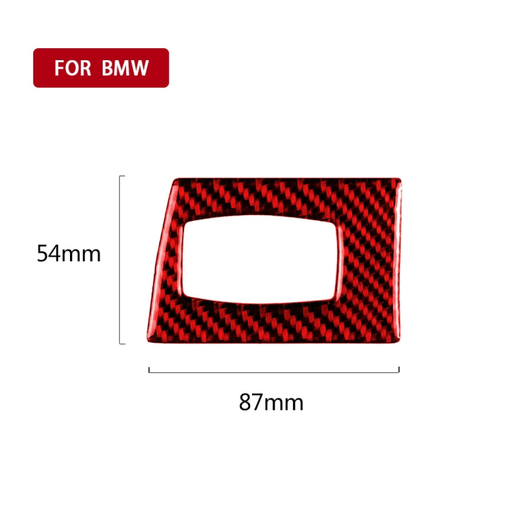 For BMW 3 Series E90 Carbon Fiber Car Ignition Switch Key Hole Decoration Sticker, Right Drive, Car Ignition Switch Key Hole,Right Drive