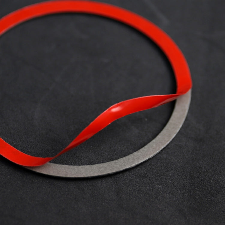 2 PCS Set for BMW 3 Series E90 Carbon Fiber Car Horn Circle Decorative Sticker, Car Horn Circle